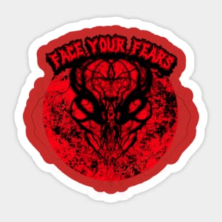 Face Your Fears Graphic Sticker